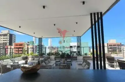 Flat com 1 quarto à venda na Avenida Infante Dom Henrique, 120, Tambaú, João Pessoa
