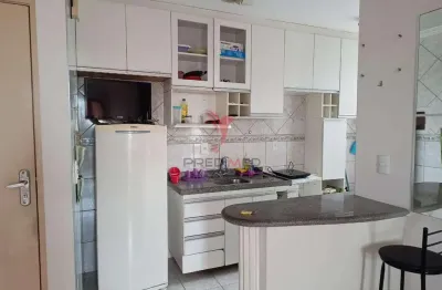 Apartamento mobilado, com  varanda , no bairro de fátima em fortaleza