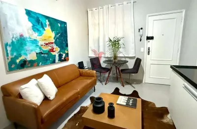 Aluga-se , apartamento mobilado em copacabana 1 quarto e sala