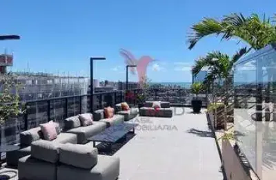 Flat com 1 quarto à venda na Rua Henrique Siqueira, 1, Ponta de Campina, Cabedelo