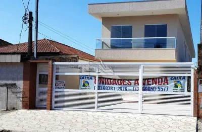 Casa em condomínio para venda em são vicente, jardim paraíso, 2 dormitórios, 2 banheiros, 1 vaga