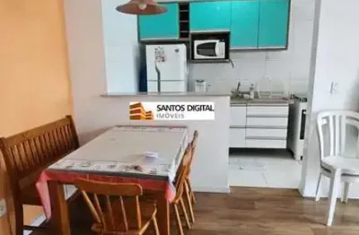 Apartamento para venda em santos, josé menino, 2 dormitórios, 1 banheiro, 1 vaga