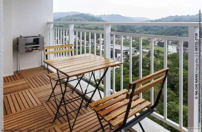 Apartamento para venda em santos, morro nova cintra, 2 dormitórios, 1 banheiro, 1 vaga