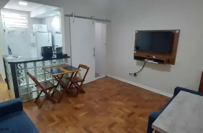 Apartamento para locação em santos, boqueirão, 1 dormitório, 1 banheiro, 1 vaga