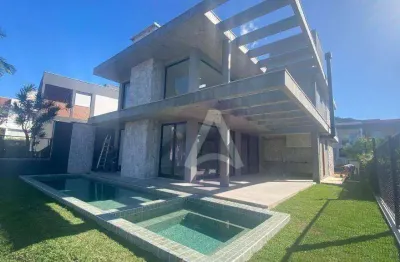 Casa com 4 dormitórios à venda, 333 m² por r$ 4.300.000,00 - campeche - florianópolis/sc