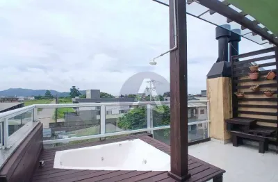 Cobertura com 2 dormitórios para alugar, 80 m² por R$ 4.485,00/mês - Campeche - Florianópolis/SC