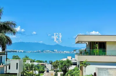 Terreno com vista mar à venda em condomínio fechado no cacupé – florianópolis/sc