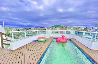 Conforto com vista privilegiada – cobertura semi mobiliada em coqueiros, florianópolis
