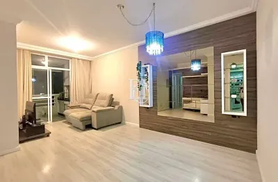 Apartamento mobiliado com vaga dupla no bairro jardim cidade de florianópolis