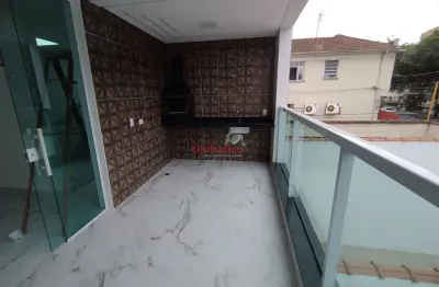 Casa Sopreposta Alta com 3 suítes e 2 vagas no bairro Aparecida em Santos por R$1.090.000,00