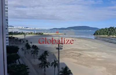 Lindo apartamento confortável de frente para a praia no bairro do José Menino em Santos-SP (próximo a divisa com São Vicente) por R$ 1.600.000,00