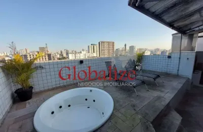 Cobertura Duplex com vista incrível, 3 dormitórios, 2 vagas, lazer completo por R$ 750.000,00
