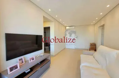 Apartamento à venda R$ 1.250.000,00 2 quartos, 1 suíte, 2 banheiros, 2 vagas demarcadas e lazer completo no bairro Aparecida - Santos