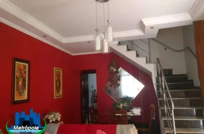 Sobrado com 4 dormitórios à venda, 200 m² por r$ 890.000,00 - jardim valéria - guarulhos/sp