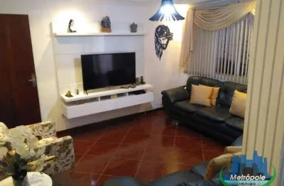 Sobrado com 3 dormitórios à venda, 188 m² por r$ 570.000,00 - vila cocaia - guarulhos/sp