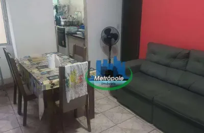 Apartamento com 2 dormitórios à venda, 54 m² por r$ 250.000,00 - vila flórida - guarulhos/sp