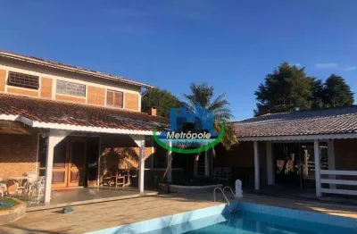 Chácara com 4 dormitórios à venda, 2754 m² por r$ 3.900.000,00 - jardim estância brasil - atibaia/sp