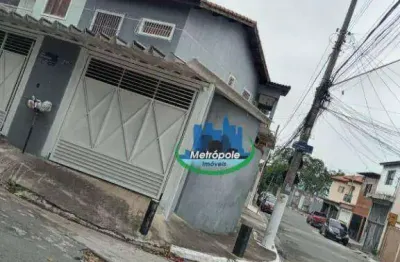 Sobrado com 3 dormitórios à venda, 186 m² por r$ 720.000,00 - jardim presidente dutra - guarulhos/sp