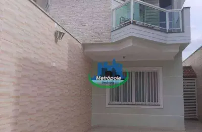 Sobrado à venda, 160 m² por r$ 730.000,00 - vila rosália - guarulhos/sp