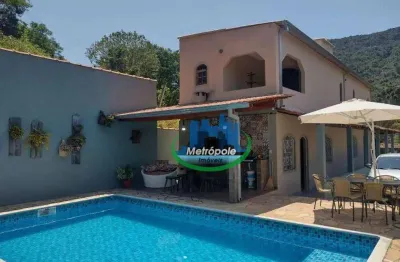 Chácara com 3 dormitórios à venda, 180 m² por r$ 680.000,00 - pedra vermelha - mairiporã/sp