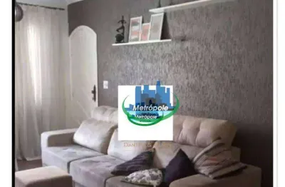 Sobrado com 3 dormitórios à venda, 180 m² por r$ 790.000,00 - parque continental i - guarulhos/sp