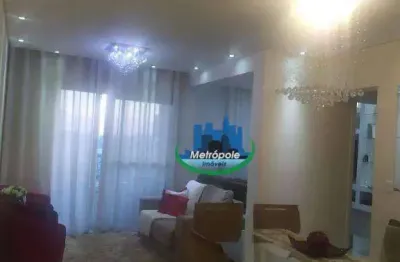 Apartamento com 3 dormitórios à venda, 81 m² por r$ 639.000 - jardim las vegas - guarulhos/sp