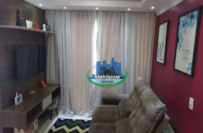 Apartamento com 2 dormitórios à venda, 49 m² por r$ 245.000,00 - jardim guilhermino - guarulhos/sp