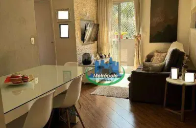 Apartamento com 2 dormitórios à venda, 57 m² por r$ 370.000,00 - vila capitão rabelo - guarulhos/sp