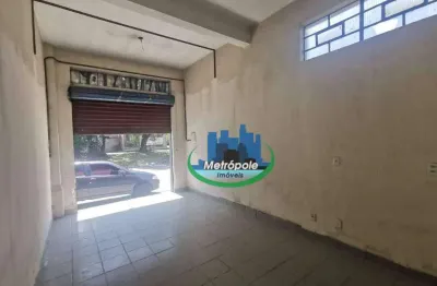 Salão para alugar, 40 m² por r$ 1.050,00/mês - cidade serodio - guarulhos/sp