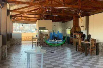 Sobrado com 3 dormitórios para alugar, 450 m² por r$ 5.720,00/mês - jardim nova cidade - guarulhos/sp