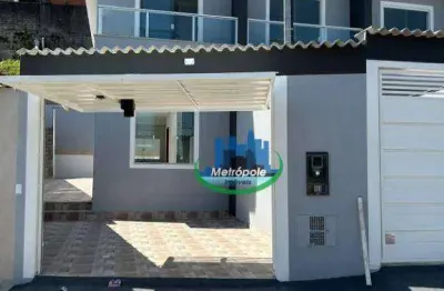 Sobrado com 2 dormitórios à venda, 110 m² por r$ 410.000,00 - jardim pinheirinho - itaquaquecetuba/sp