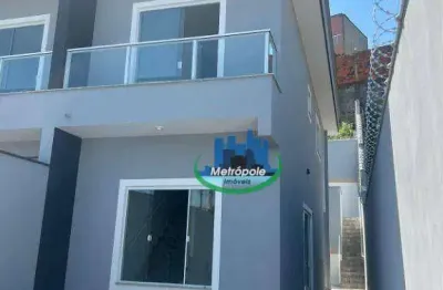 Sobrado com 2 dormitórios à venda, 103 m² por r$ 410.000,01 - jardim pinheirinho - itaquaquecetuba/sp