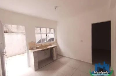 Casa com 1 dormitório para alugar, 25 m² por r$ 750,01/mês - vila flórida - guarulhos/sp