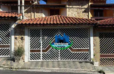 Sobrado à venda, 134 m² por r$ 680.000,00 - jardim santa cecília - guarulhos/sp