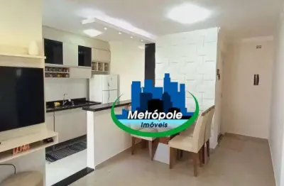 Apartamento com 2 dormitórios à venda, 49 m² por r$ 245.000,00 - parque industrial cumbica - guarulhos/sp