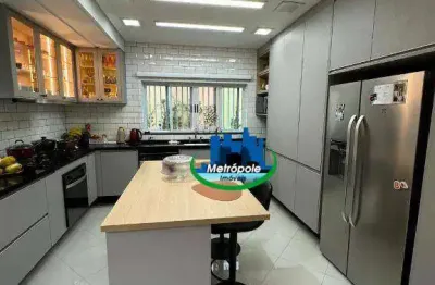 Sobrado com 4 dormitórios à venda, 410 m² por r$ 3.000.000,00 - jardim maia - guarulhos/sp