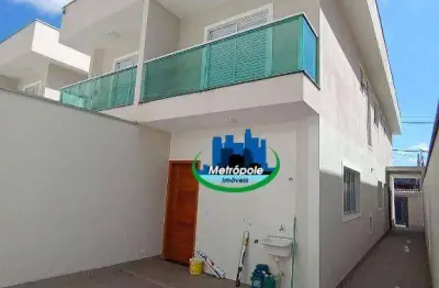 Sobrado com 3 dormitórios à venda, 123 m² por r$ 750.000 - vila barros - guarulhos/sp
