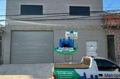 Galpão para alugar, 400 m² por r$ 15.000,01/mês - jardim ipanema - guarulhos/sp