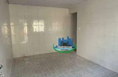 Casa com 1 dormitório para alugar, 40 m² por r$ 800,01/mês - vila flórida - guarulhos/sp