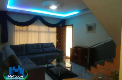 Sobrado com 3 dormitórios à venda, 297 m² por r$ 630.000,00 - vila barros - guarulhos/sp
