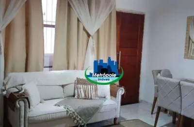 Apartamento com 2 dormitórios à venda, 53 m² por r$ 220.000,00 - pimentas - guarulhos/sp