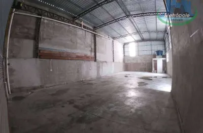 Galpão para alugar, 180 m² por r$ 5.550,00/mês - jardim ipanema - guarulhos/sp
