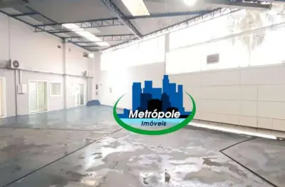 Galpão para alugar, 400 m² por r$ 9.460/mês - vila barros - guarulhos/sp