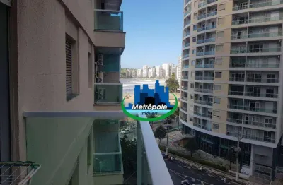 Apartamento com 2 dormitórios à venda, 53 m² por r$ 440.000,00 - barra funda - guarujá/sp