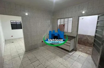 Casa com 1 dormitório para alugar, 50 m² por r$ 800,01/mês - taboão - guarulhos/sp