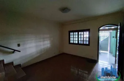 Sobrado com 2 dormitórios para alugar, 130 m² por r$ 2.350,00/mês - jardim bela vista - guarulhos/sp