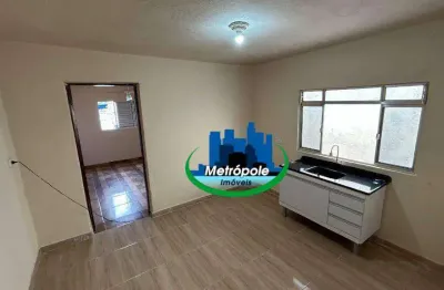 Casa com 1 dormitório para alugar, 40 m² por r$ 850/mês - jardim paraíso - guarulhos/sp
