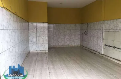 Salão para alugar, 30 m² por r$ 983,00/mês - jardim almeida prado - guarulhos/sp