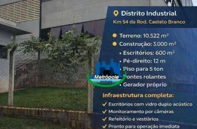 Galpão para alugar, 3000 m² por R$ 70.000,00/mês - Distrito Industrial - Araçariguama/SP