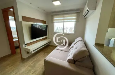 Apartamento mobiliado em andar alto à venda por r$ 420.000 - centro - cascavel/pr